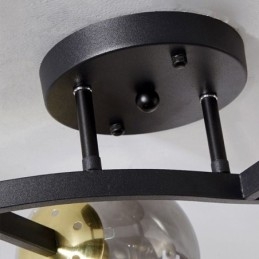 モダンミニマリストブランチフラッシュマウントガラスグローブシーリングライト