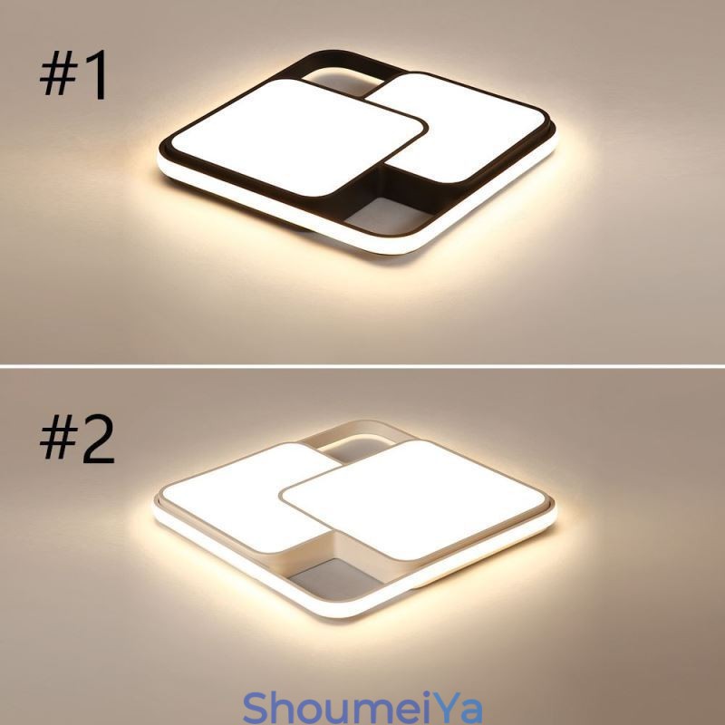 モダンな幾何学的なフラッシュマウント天井ライトアクリル装飾ライト