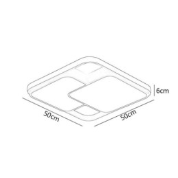 モダンな幾何学的なフラッシュマウント天井ライトアクリル装飾ライト