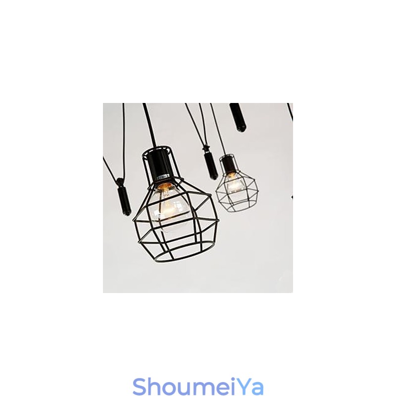 ダイニング シッティング シャンデリア アメリカンカントリー ランプとランタン リフト タイニーケージ ドロップライト