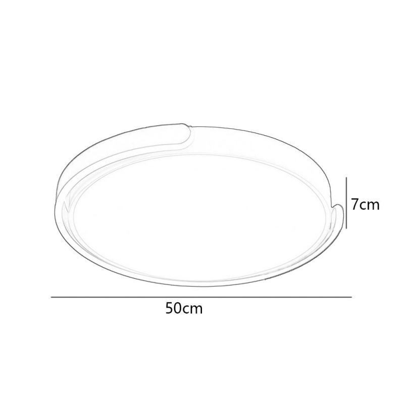 丸型アクリル製フラッシュマウント天井照明器具