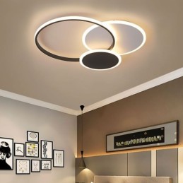 ラウンドフラッシュマウント照明器具 モダンなアクリル製天井照明