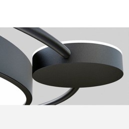 シンプルスタイルの丸型フラッシュマウント照明器具アクリル天井ライト