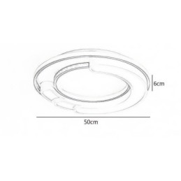 円形フラッシュマウント照明器具アクリル天井ライト