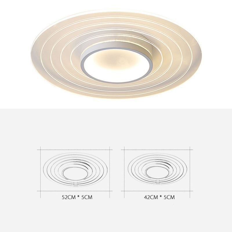 モダンな円形フラッシュマウント天井ライトミニマリスト照明器具