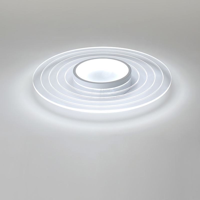 モダンな円形フラッシュマウント天井ライトミニマリスト照明器具