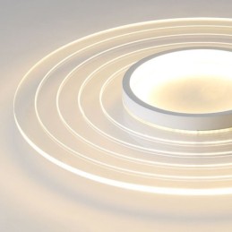 モダンな円形フラッシュマウント天井ライトミニマリスト照明器具