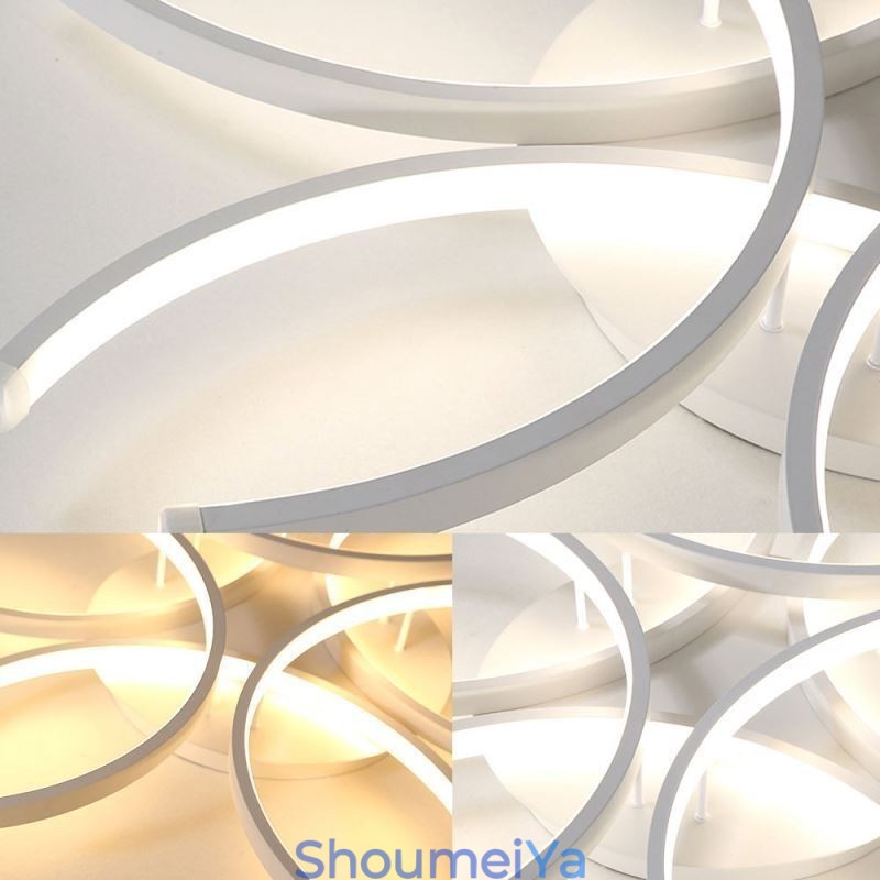 モダンなフラッシュマウント天井ライトシリカゲル装飾ライト