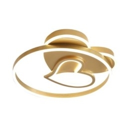 モダンなフラッシュマウントアクリル二重層ハート型天井ライト