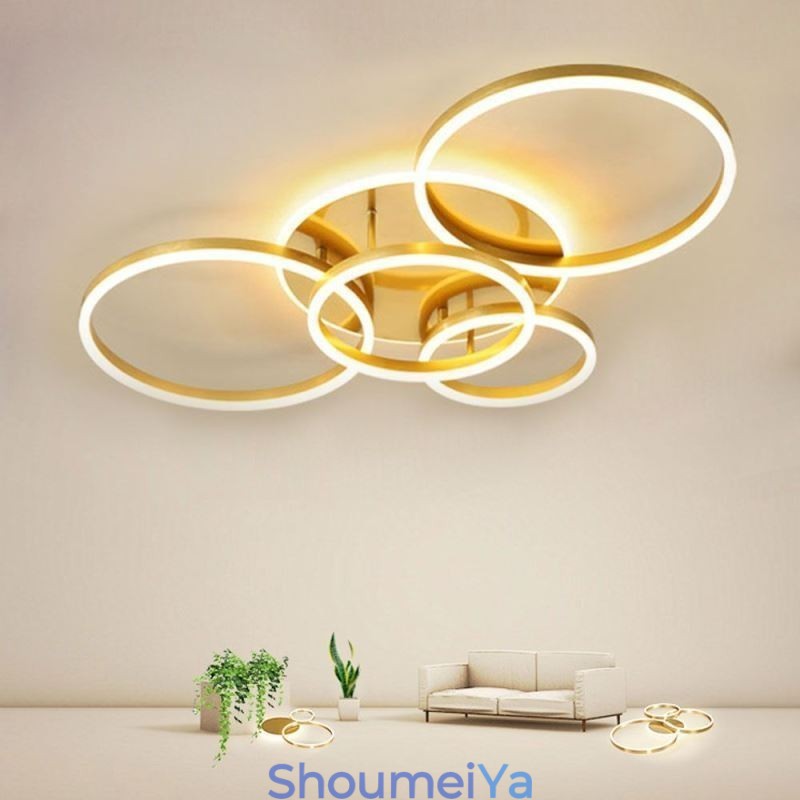 ハローリング フラッシュマウント モダン アクリル シーリングライト