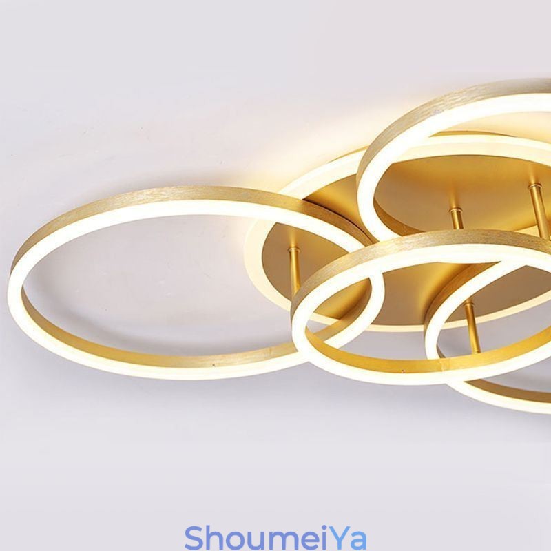 ハローリング フラッシュマウント モダン アクリル シーリングライト