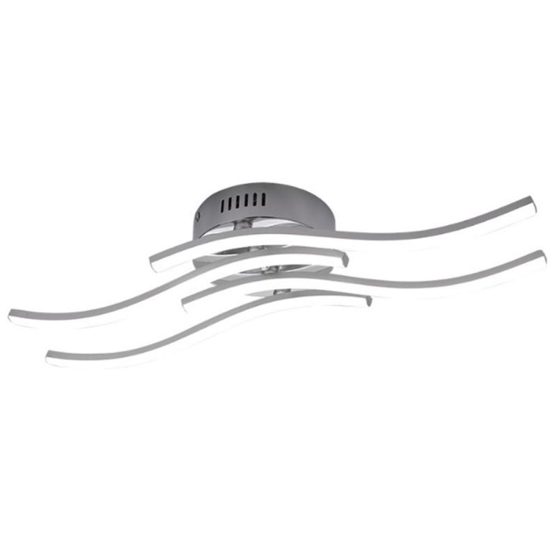 モダンでシンプルなフラッシュマウントアクリル波型天井ライト