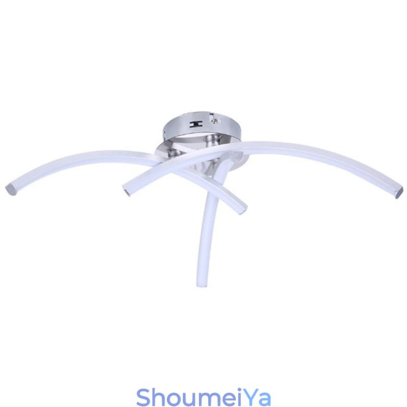 シンプルなフラッシュマウントアーク型アクリルクロスシーリングライト