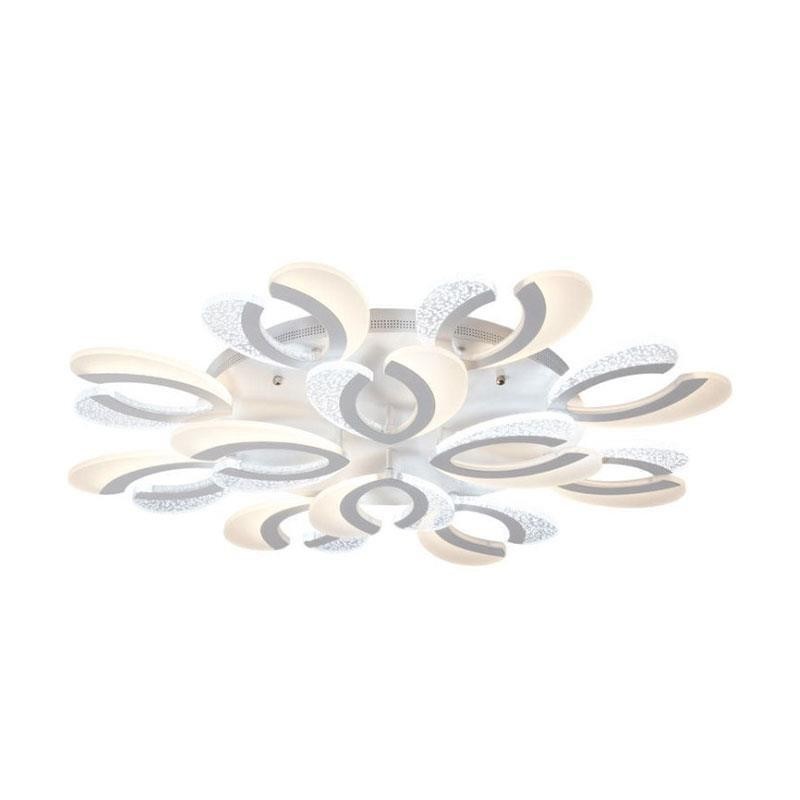 モダンでシンプルなフラッシュマウントアクリルハート型天井ライト