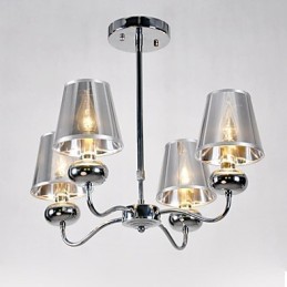 imumModern コンテンポラリーミニスタイル電気メッキメタルシャンデリアペンダントライトフラッシュマウントダイニング