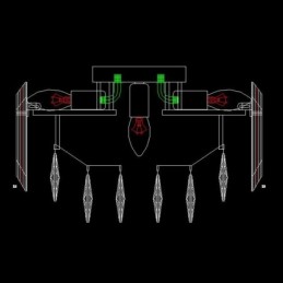 クリスタル天井ライト シンプルモダン ラウンド フラッシュマウント 装飾ライト