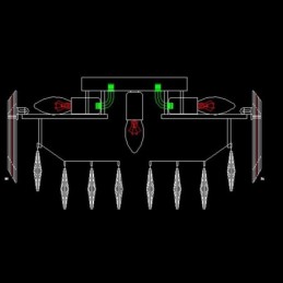 クリスタル天井ライト シンプルモダン ラウンド フラッシュマウント 装飾ライト