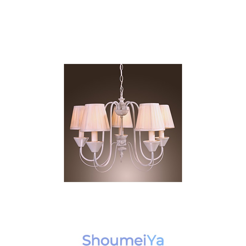 ラスティックロッジブロンズシャンデリア