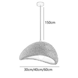 樹脂製吊り下げライト シンプルな天井照明