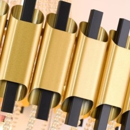 クリスタルペンダントライト ゴールド 高級装飾天井ランプ