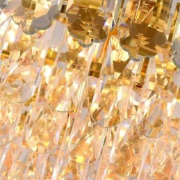 クリスタルペンダントライト 4層 高級装飾天井ライト 80cm