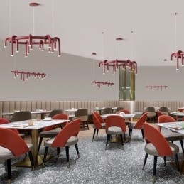 吊り下げライト U字型装飾ペンダントライト