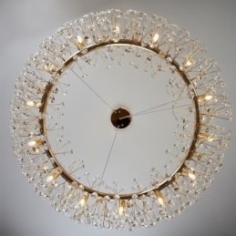 ペンダントライト モダン ミニマリスト 錬鉄製 円形 サンフラワー 天井ライト