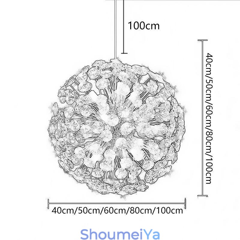 天井照明 モダン ミニマリスト 電気メッキ アイアン サンフラワー ペンダントライト