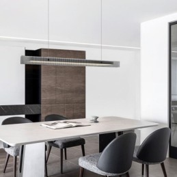 ペンダントライト 100CM ガラス天井ライト 無段階調光 リモコン付き