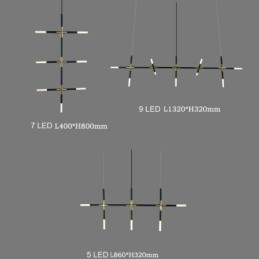 シンプルなペンダントライト クリエイティブなスプライシング 温白色天井ライト DIY コンビネーションランプ