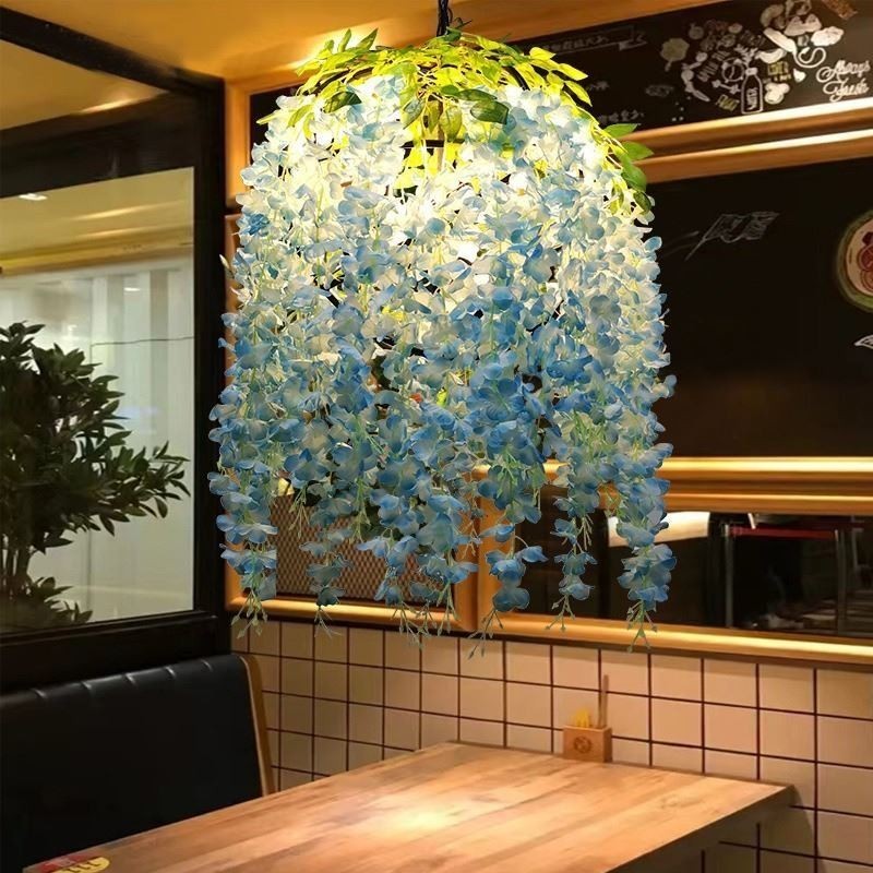 モダンな植物ライト装飾インダストリアルスタイルのシャンデリアショップミュージック