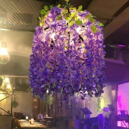 モダンな植物ライト装飾インダストリアルスタイルのシャンデリアショップミュージック