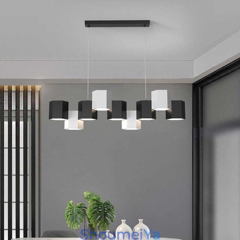 モダンな六角形の吊り下げライトクリエイティブな組み合わせのペンダントランプ