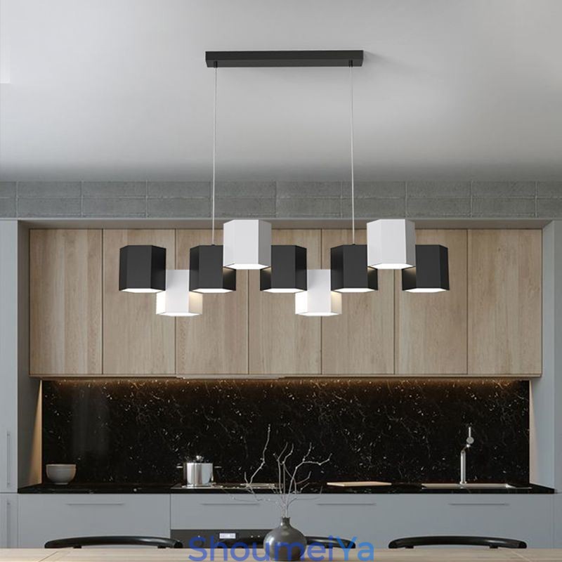 モダンな六角形の吊り下げライトクリエイティブな組み合わせのペンダントランプ