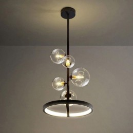 モダンな吊り下げ照明器具 シャンデリア ガラス バブル ペンダント ライト