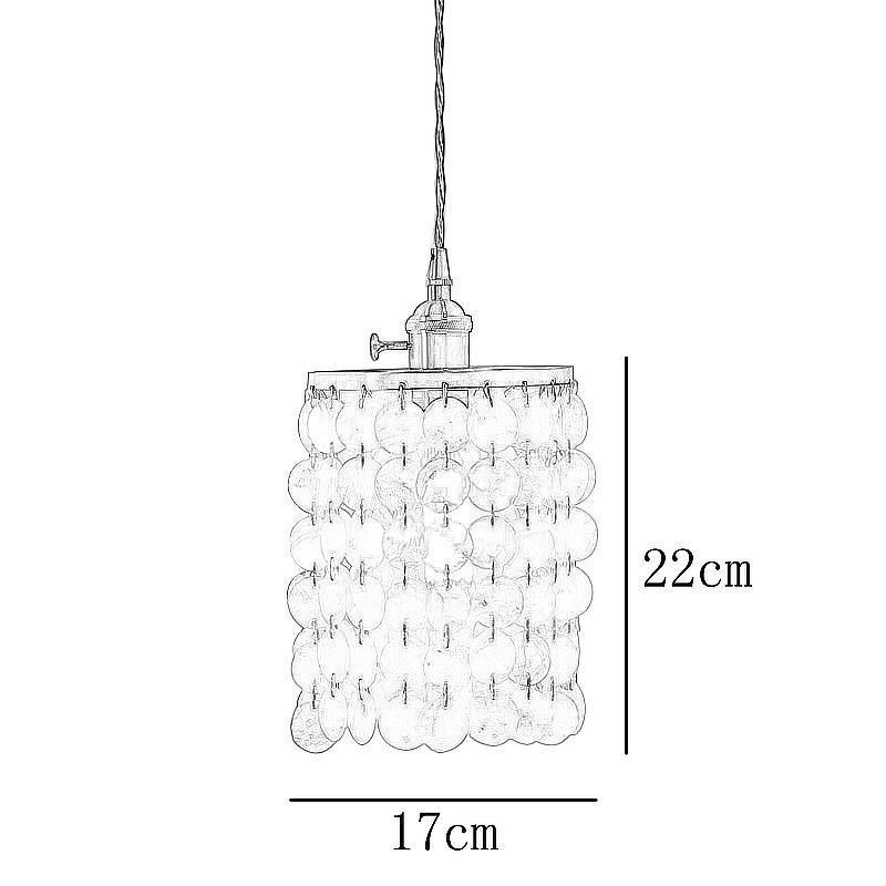 モダンクラシックシャンデリアホワイトシェルシェードペンダント照明ランプ天井