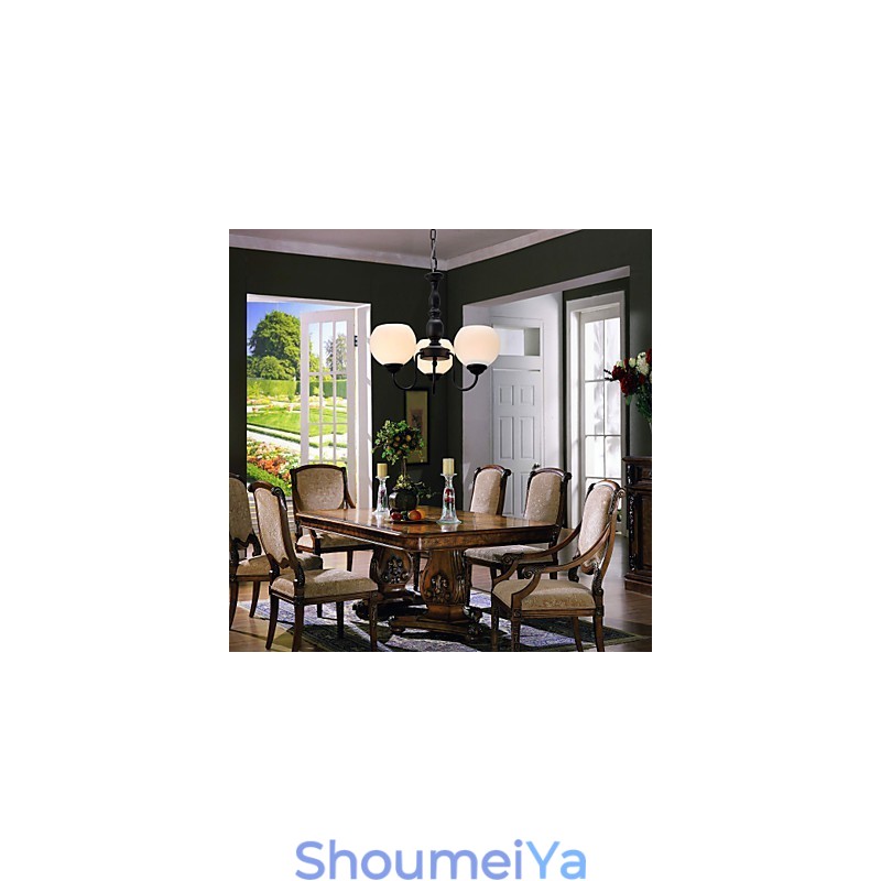 伝統的なクラシックキャンドルスタイルのブロンズシャンデリア