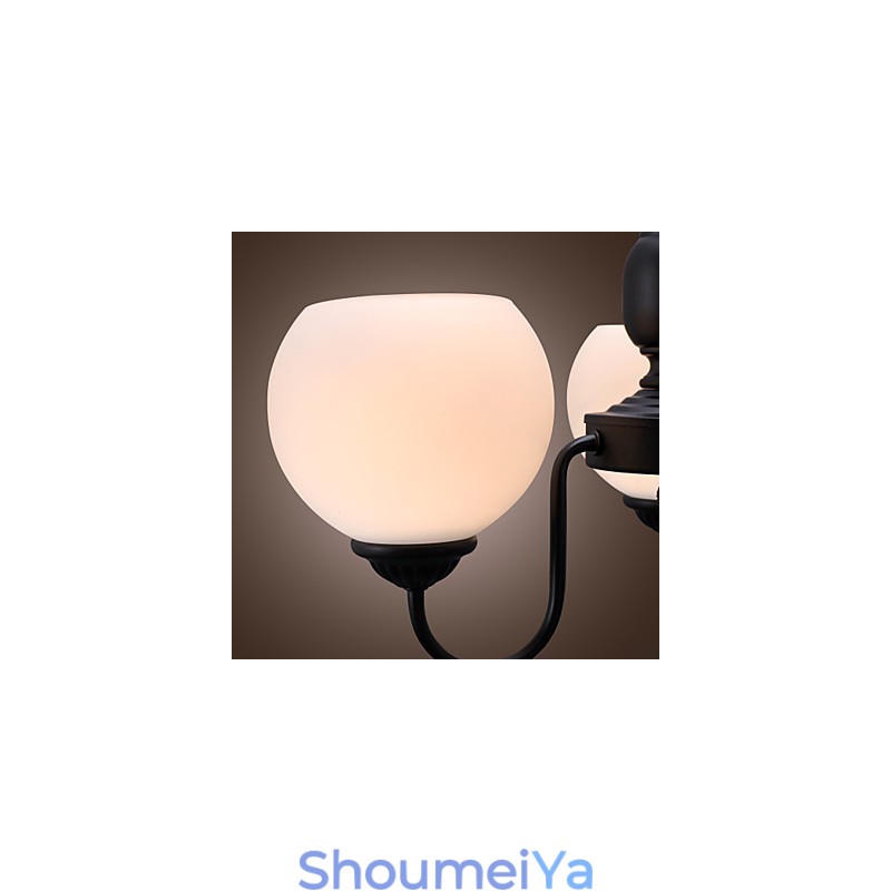 伝統的なクラシックキャンドルスタイルのブロンズシャンデリア