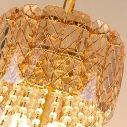 モダンなクリスタルペンダントライト 丸型天井照明器具
