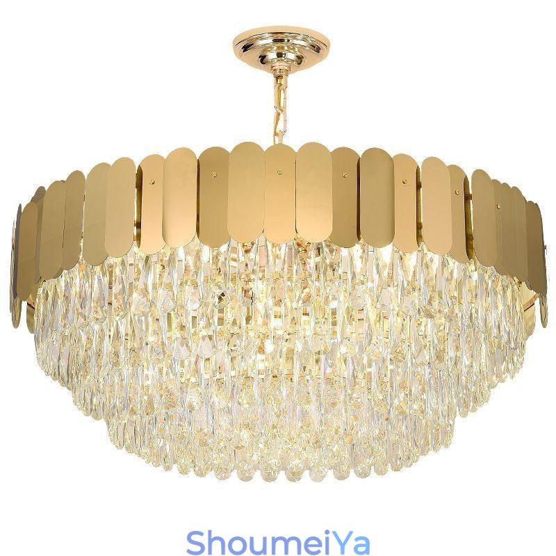 モダンなペンダントライト クリスタル ラウンド 吊り下げ天井ライト