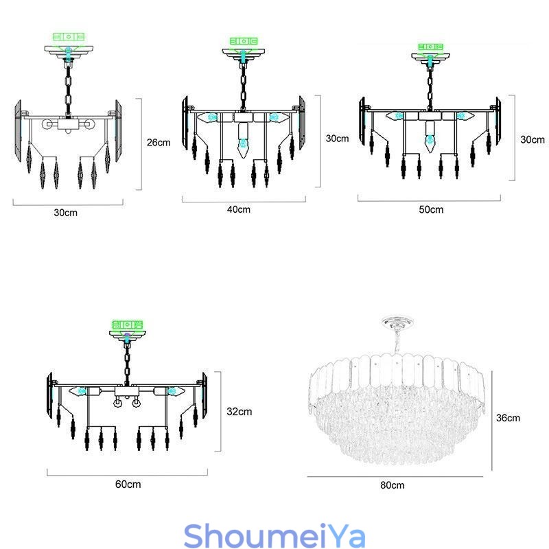 モダンなペンダントライト クリスタル ラウンド 吊り下げ天井ライト