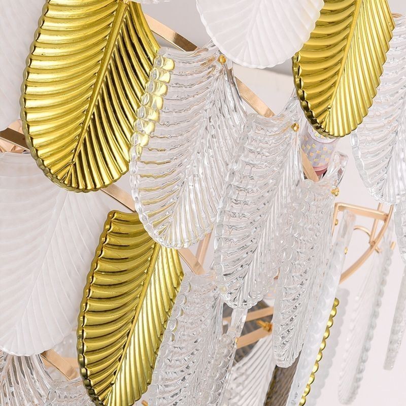 クリスタルエレガントリーフペンダントライト天井ペンダントライト