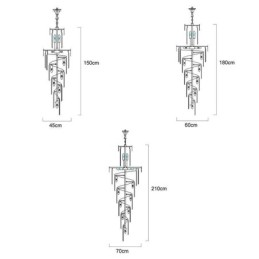 高級ペンダントライト 大型吊り下げランプ 12 16 18 ライト
