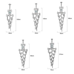 モダンなクリスタル天井ライトペンダントライト