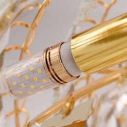 ヨーロピアンペンダントライト クリスタル吊り下げライト 階段玄関