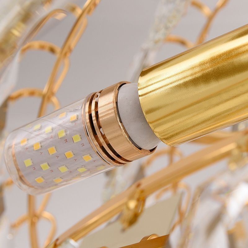 ヨーロピアンペンダントライト クリスタル吊り下げライト 階段玄関