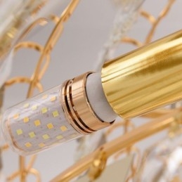 ヨーロッパのクリスタル高天井ペンダントライト階段