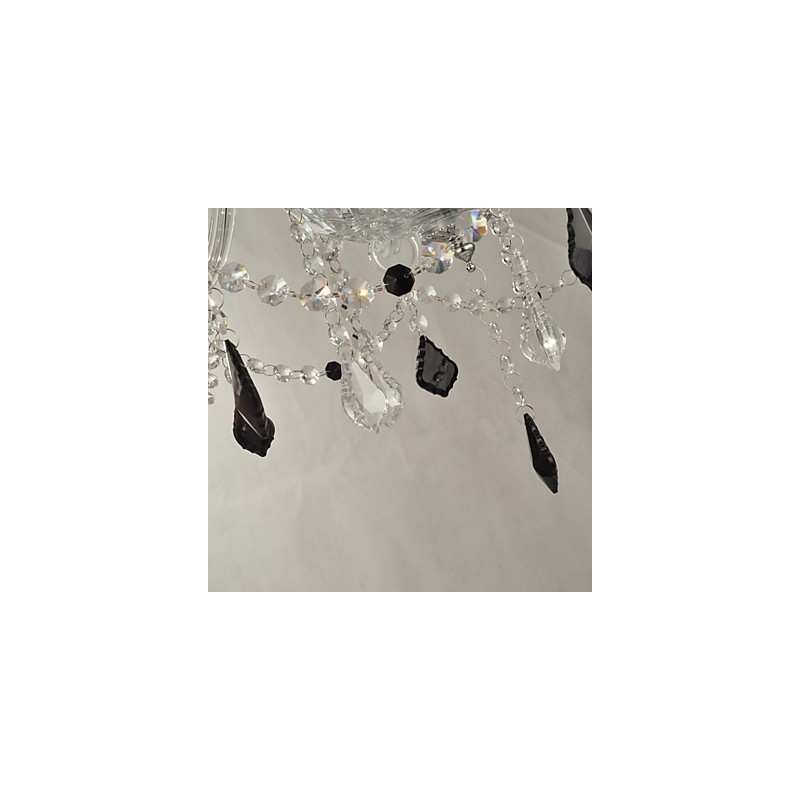 エレガントなクリスタルシャンデリア（12 個のライト付き）