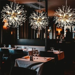 花火シャンデリア 8 灯 タンポポ ペンダントライト