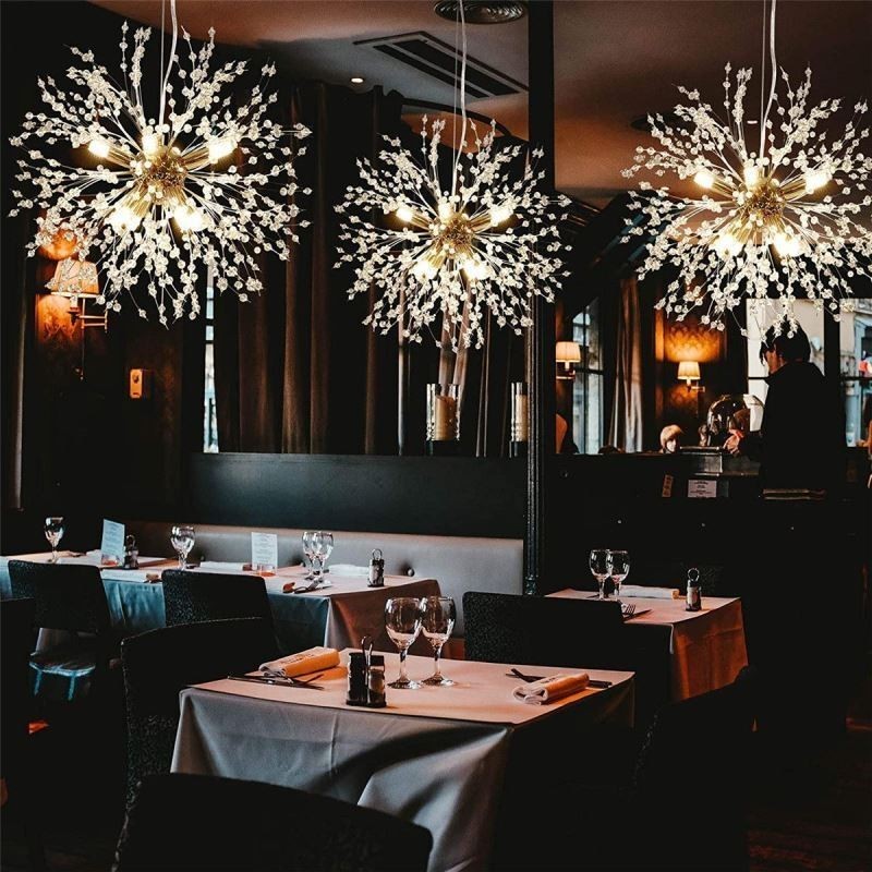 花火シャンデリア 8 灯 タンポポ ペンダントライト